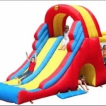 Mega Slide Combo Bouncy Castle: birthday parties hong kong childrens shows magic juggling functions birthdays party hong kong 生日會派對、小丑、扭汽球、­雜耍雜技, 舞蹈  遊戲, 小丑扭汽球、雜耍雜技